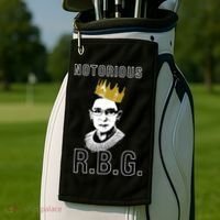 Notorious RBG Ruth Bader Ginsburg Golf Towel thumb 2
