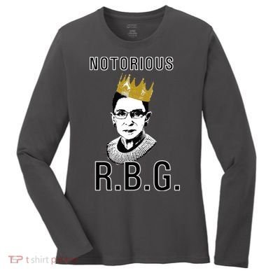 Notorious RBG Ruth Bader Ginsburg Women's Long Sleeve Shirt