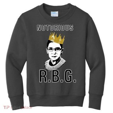 Notorious RBG Ruth Bader Ginsburg Kids Sweatshirt