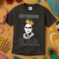 Notorious RBG Ruth Bader Ginsburg Kids T-Shirt thumb 3
