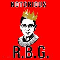 Notorious RBG Ruth Bader Ginsburg Santa Hat thumb 1