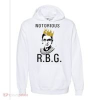 Notorious RBG Ruth Bader Ginsburg Comfort Colors Garment-Dyed Hooded Sweatshirt thumb 0