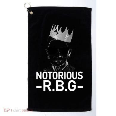 Notorious RBG Ruth Bader Ginsburg Gangster Golf Towel