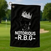 Notorious RBG Ruth Bader Ginsburg Gangster Golf Towel thumb 1