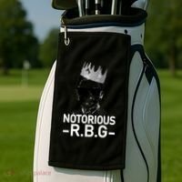 Notorious RBG Ruth Bader Ginsburg Gangster Golf Towel thumb 2