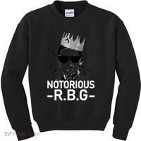 Notorious RBG Ruth Bader Ginsburg Gangster Kids Sweatshirt thumb 0