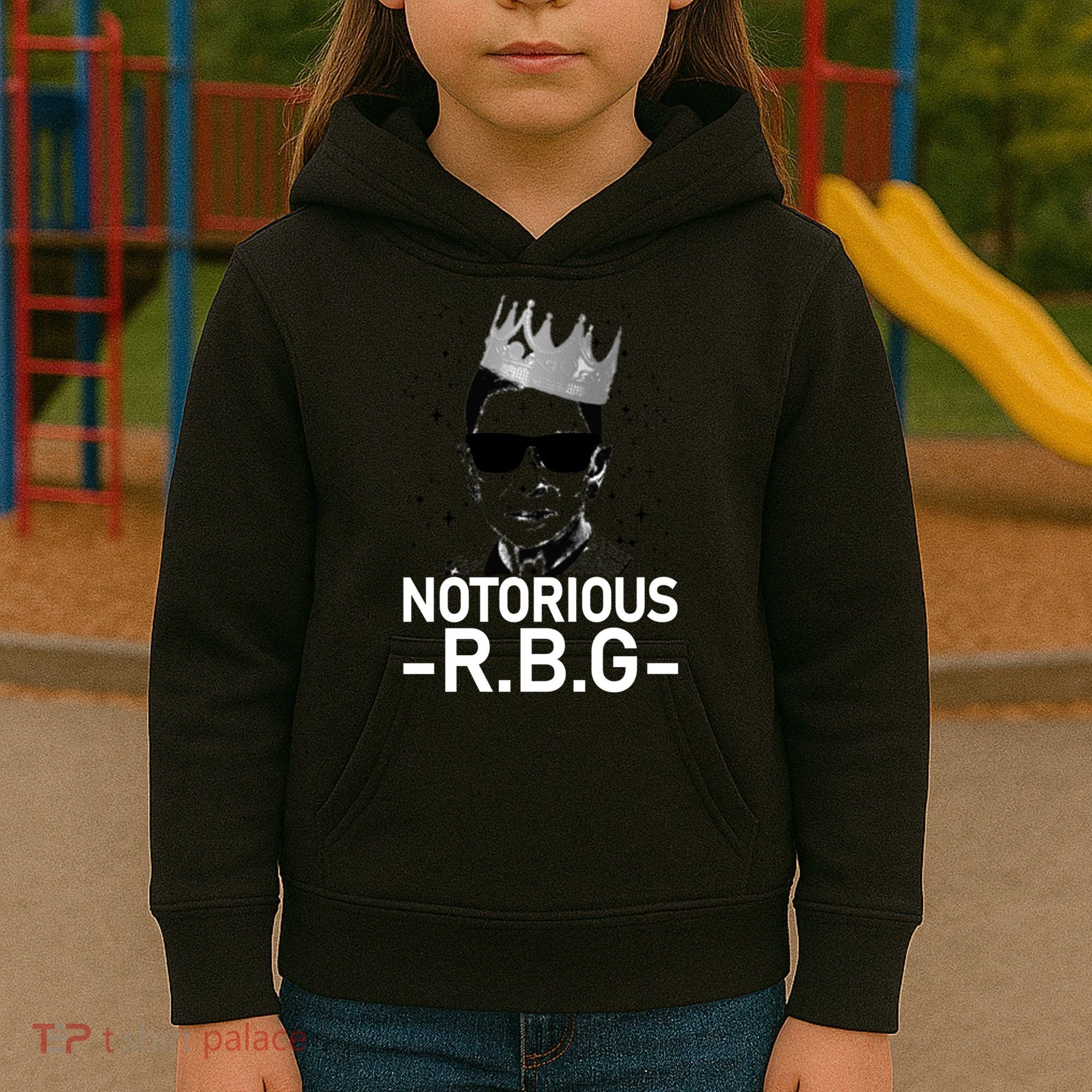 Notorious RBG Ruth Bader Ginsburg Gangster Kids Hoodie