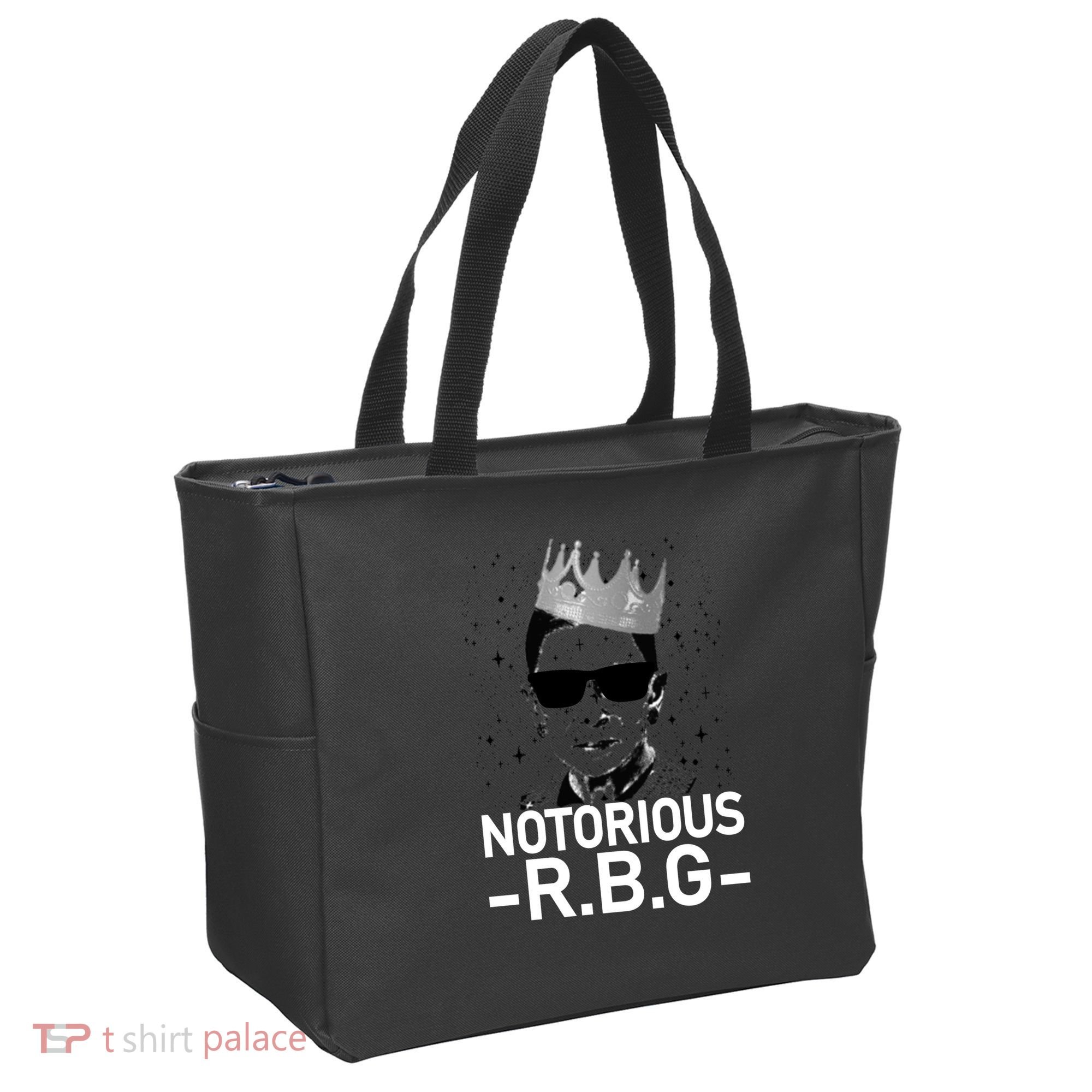 Notorious RBG Ruth Bader Ginsburg Gangster Tote Bag