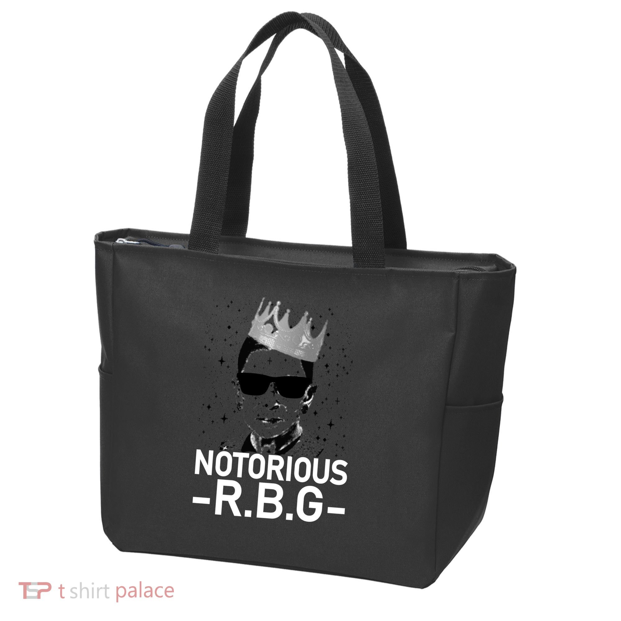 Notorious RBG Ruth Bader Ginsburg Gangster Tote Bag