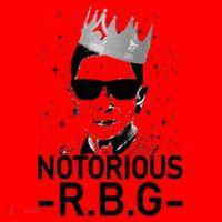 Notorious RBG Ruth Bader Ginsburg Gangster Santa Hat thumb 1