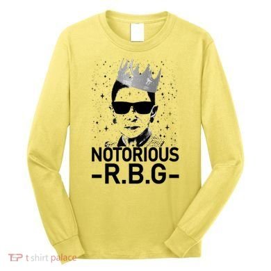 Notorious RBG Ruth Bader Ginsburg Gangster Long Sleeve Shirt