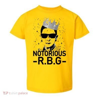 Notorious RBG Ruth Bader Ginsburg Gangster Toddler T-Shirt