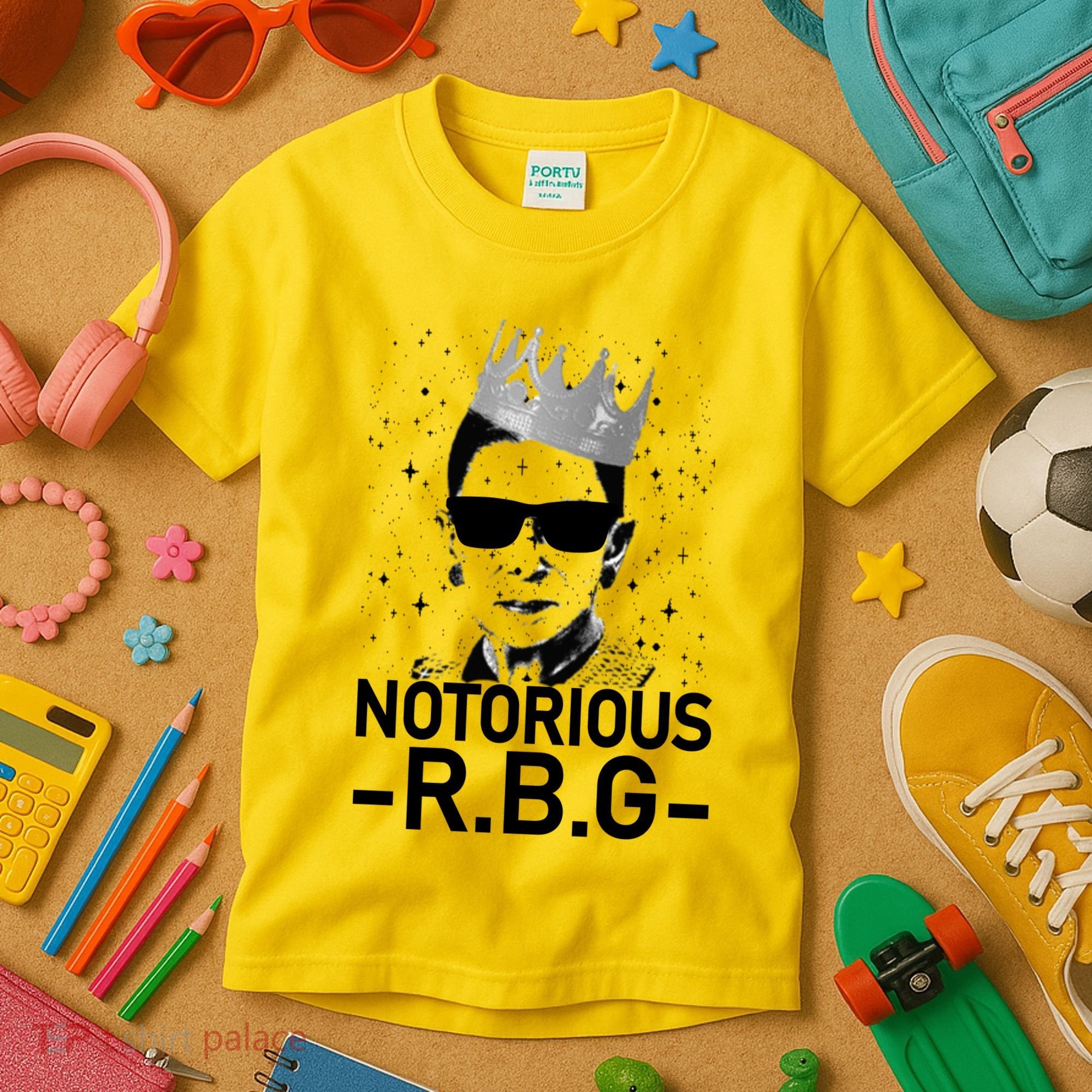 Notorious RBG Ruth Bader Ginsburg Gangster Kids T-Shirt