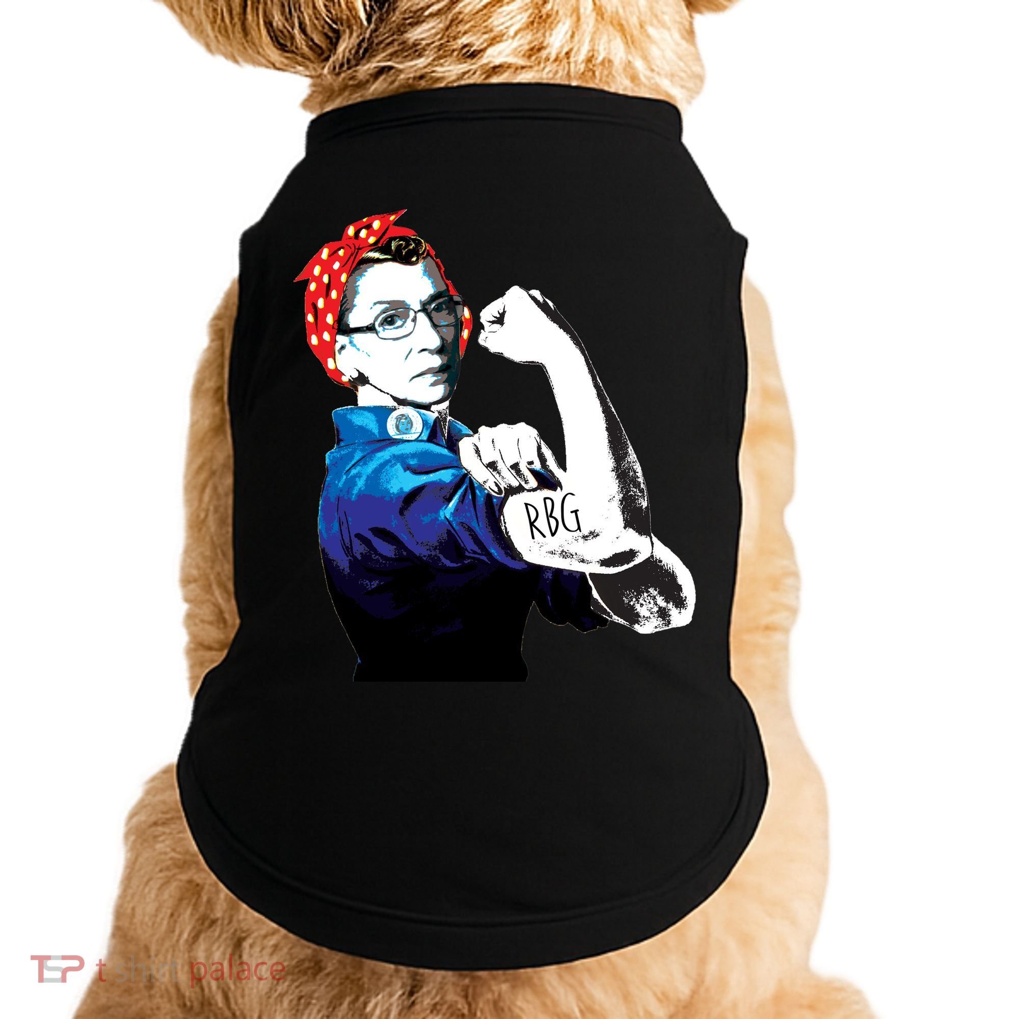 Notorious RBG Ruth Bader Ginsburg Strong Doggie Tank