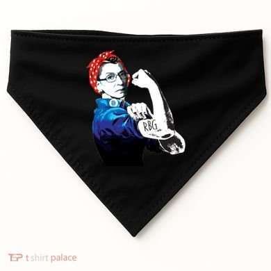Notorious RBG Ruth Bader Ginsburg Strong USA-Made Doggie Bandana
