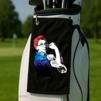 Notorious RBG Ruth Bader Ginsburg Strong Golf Towel thumb 2