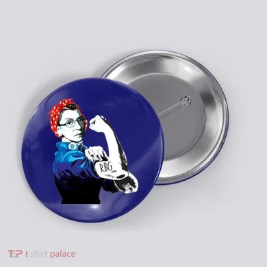 Notorious RBG Ruth Bader Ginsburg Strong Button