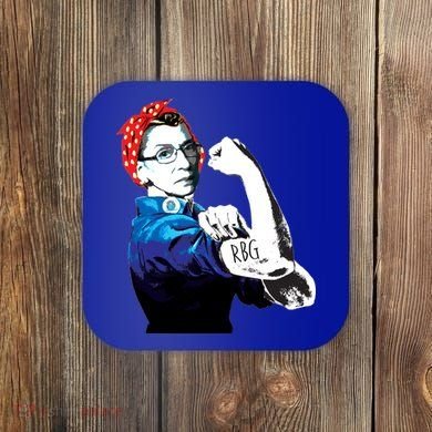 Notorious RBG Ruth Bader Ginsburg Strong Coaster