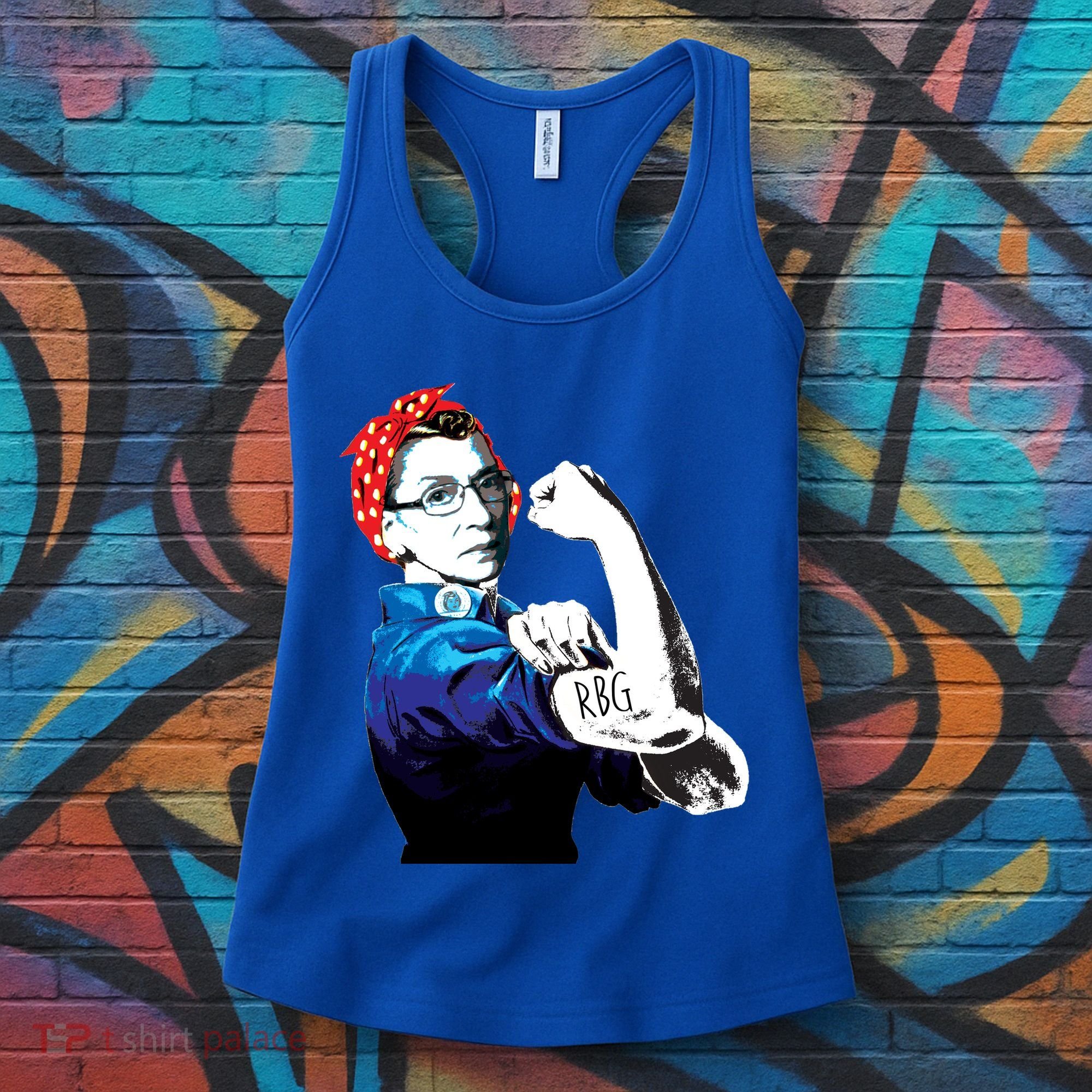 Notorious RBG Ruth Bader Ginsburg Strong Women's Tank Top