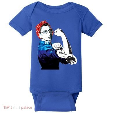 Notorious RBG Ruth Bader Ginsburg Strong Baby Bodysuit