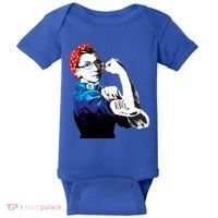 Notorious RBG Ruth Bader Ginsburg Strong Baby Bodysuit thumb 0