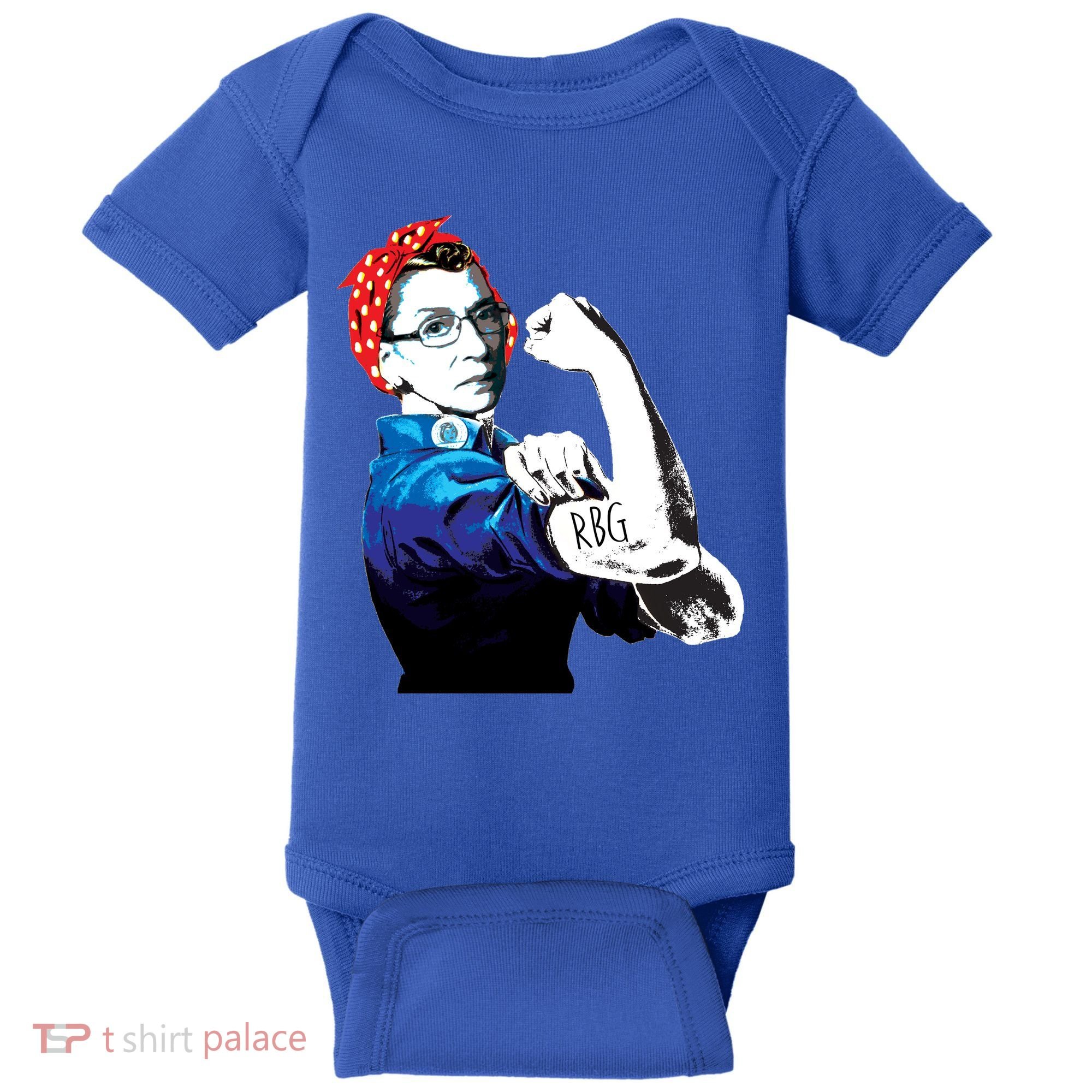 Notorious RBG Ruth Bader Ginsburg Strong Baby Bodysuit