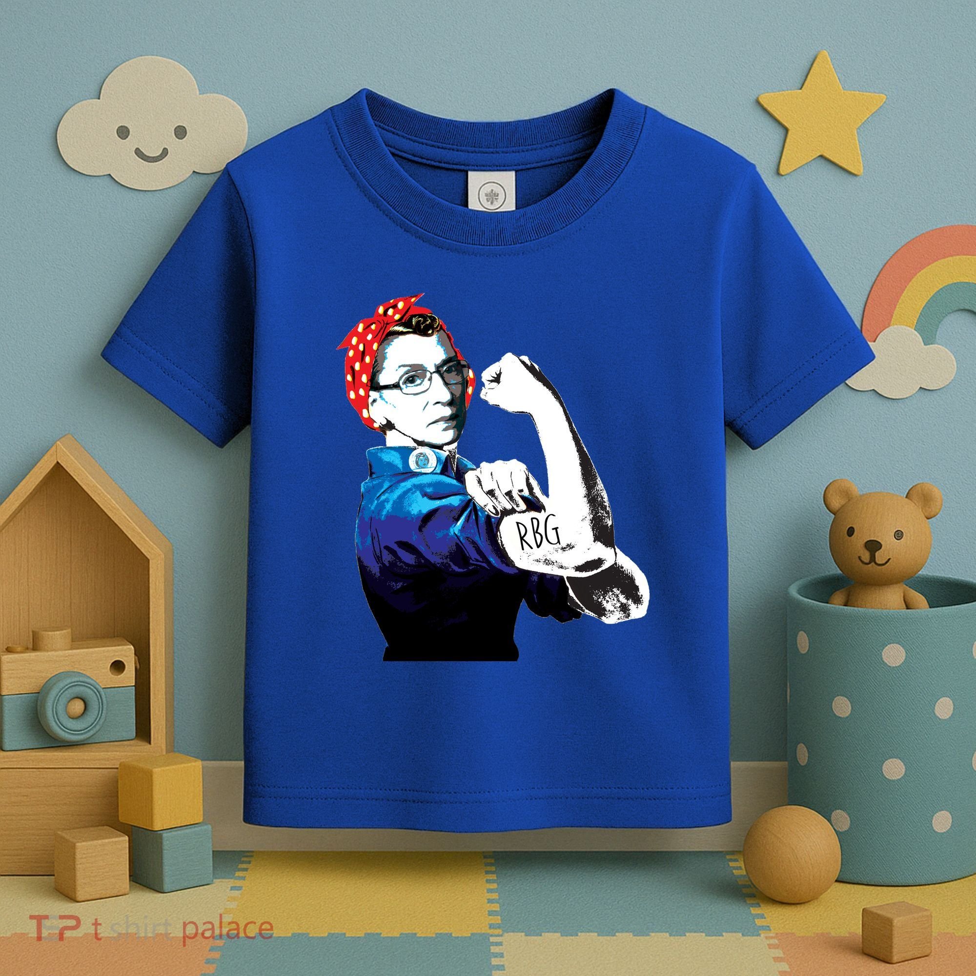 Notorious RBG Ruth Bader Ginsburg Strong Toddler T-Shirt