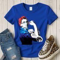 Notorious RBG Ruth Bader Ginsburg Strong Women's T-Shirt thumb 3