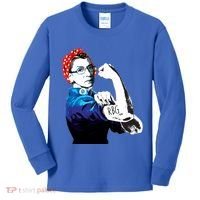 Notorious RBG Ruth Bader Ginsburg Strong Kids Long Sleeve Shirt thumb 0