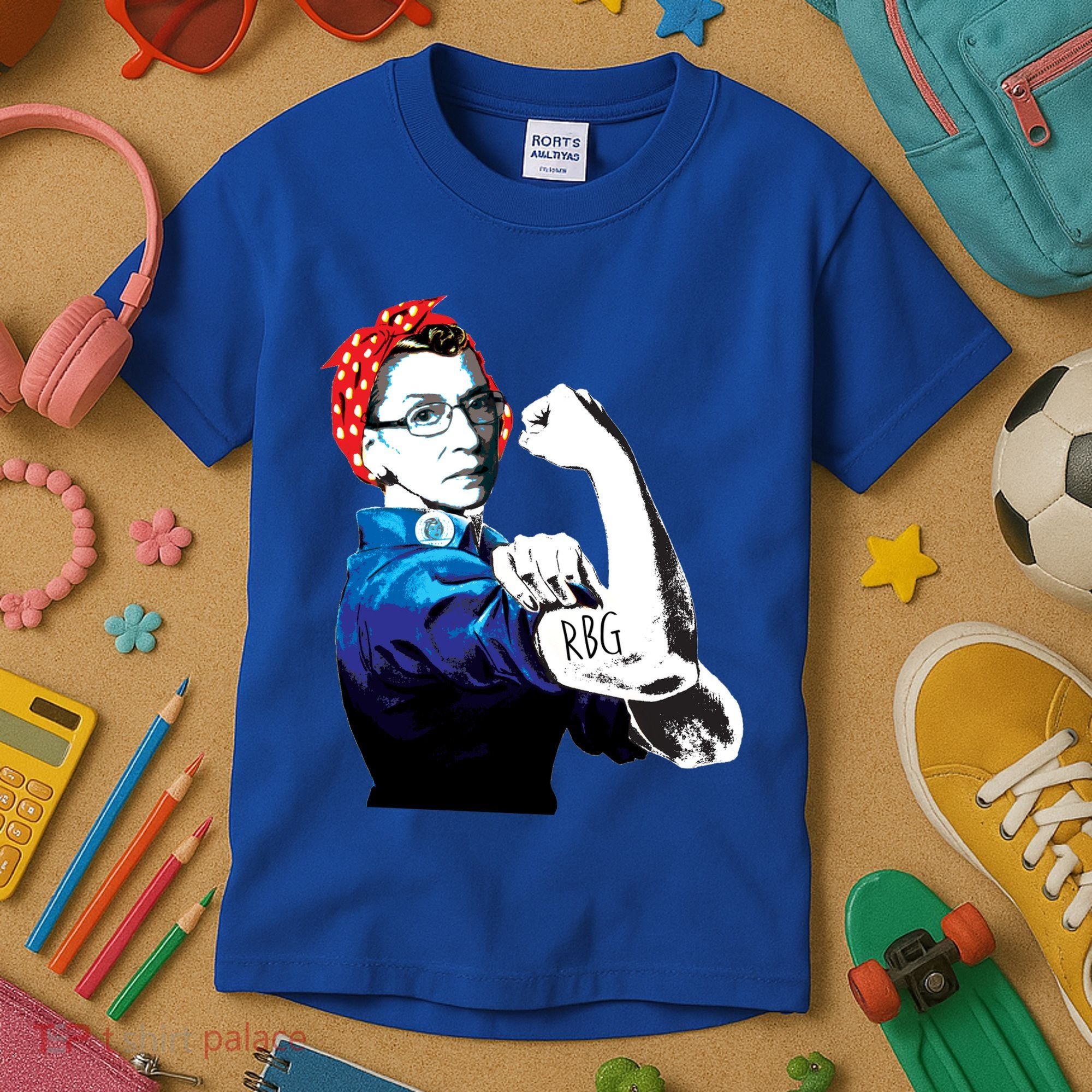 Notorious RBG Ruth Bader Ginsburg Strong Kids T-Shirt