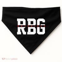 Notorious RBG Simple Logo USA-Made Doggie Bandana thumb 0