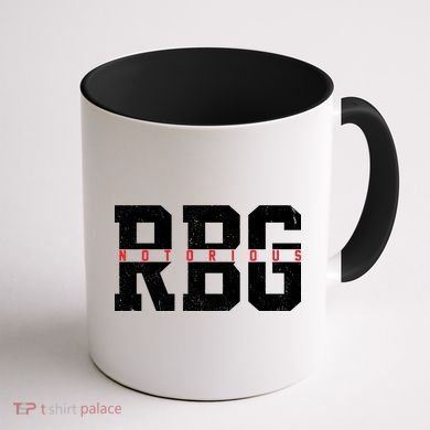 Notorious RBG Simple Logo Coffee Mug back