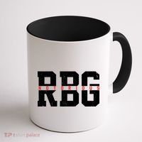 Notorious RBG Simple Logo Coffee Mug thumb 1