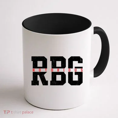 Notorious RBG Simple Logo Coffee Mug back