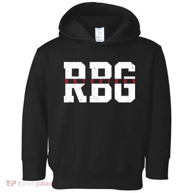 Notorious RBG Simple Logo Toddler Hoodie