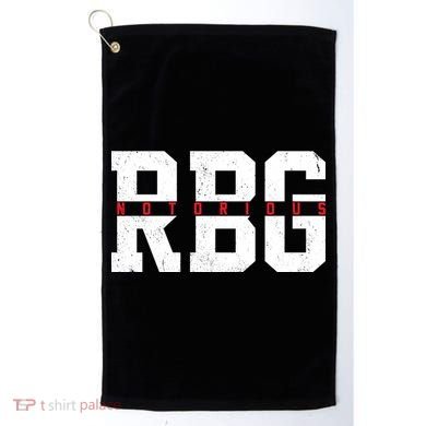 Notorious RBG Simple Logo Golf Towel