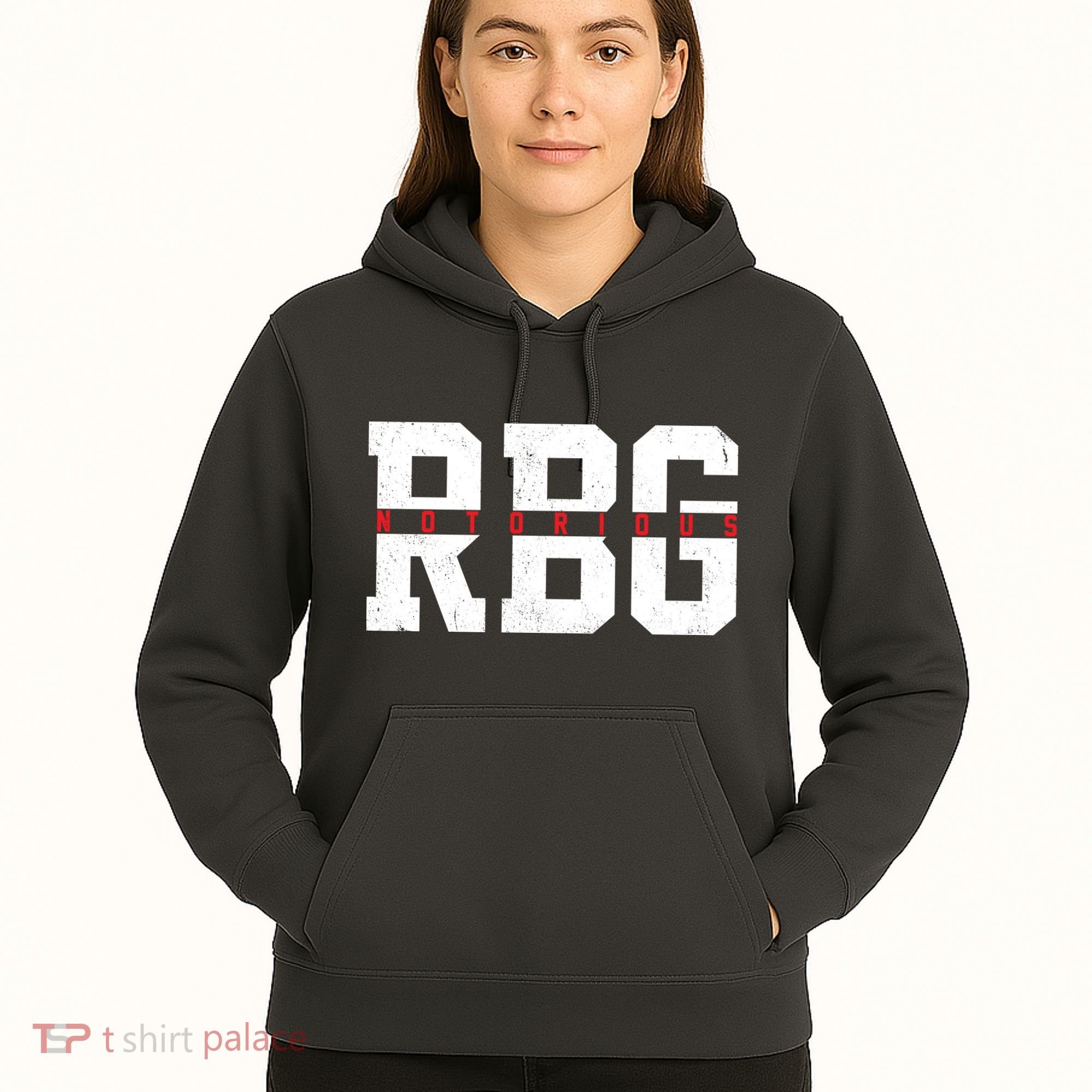 Notorious RBG Simple Logo Hoodie