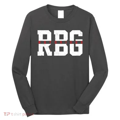 Notorious RBG Simple Logo Long Sleeve Shirt