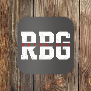 Notorious RBG Simple Logo Coaster