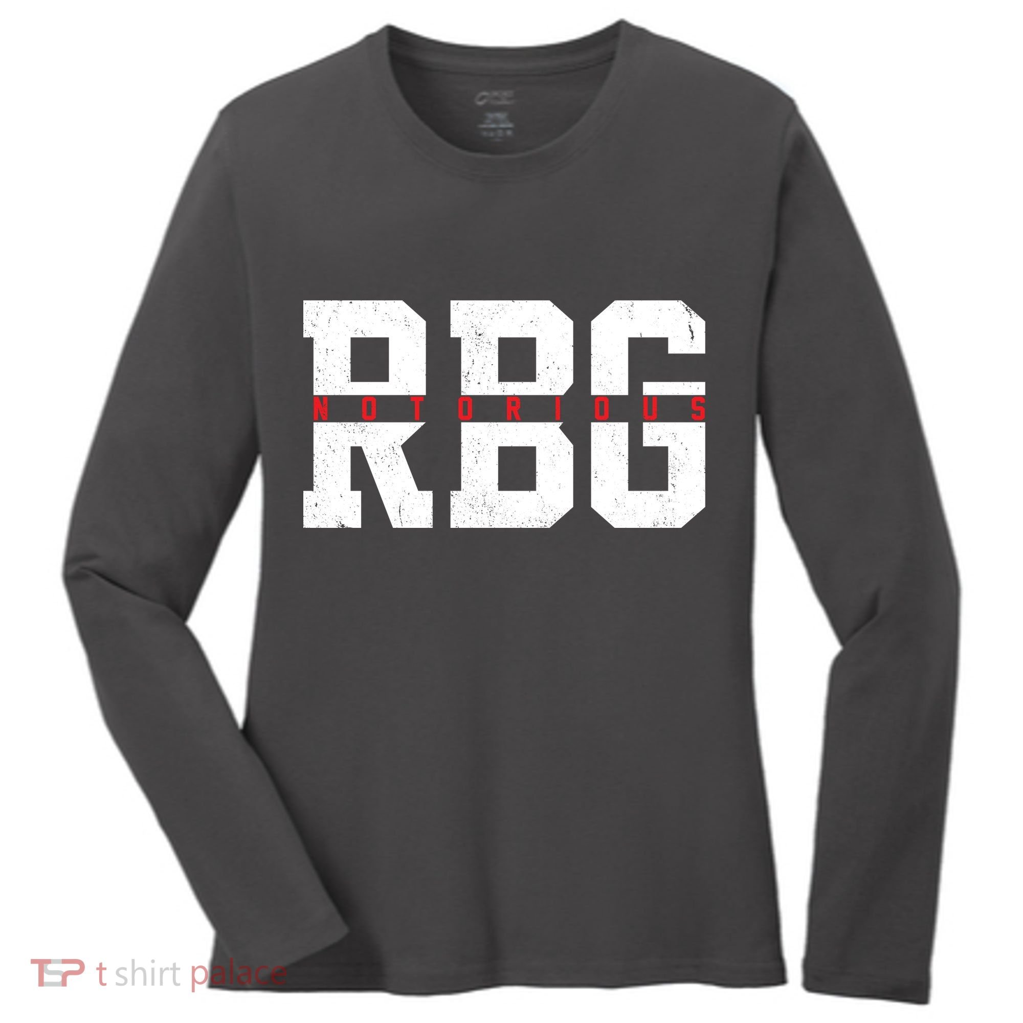 Notorious RBG Simple Logo Women's Long Sleeve Shirt