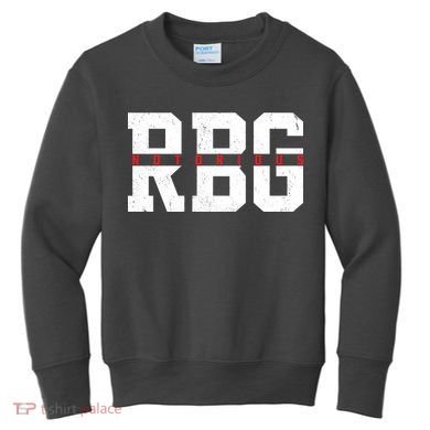 Notorious RBG Simple Logo Kids Sweatshirt