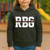 Notorious RBG Simple Logo Kids Hoodie thumb 3