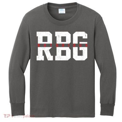 Notorious RBG Simple Logo Kids Long Sleeve Shirt