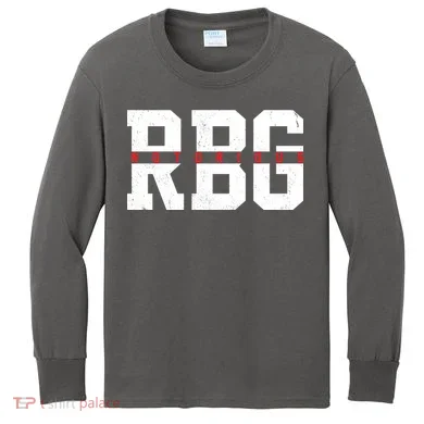 Notorious RBG Simple Logo Kids Long Sleeve Shirt