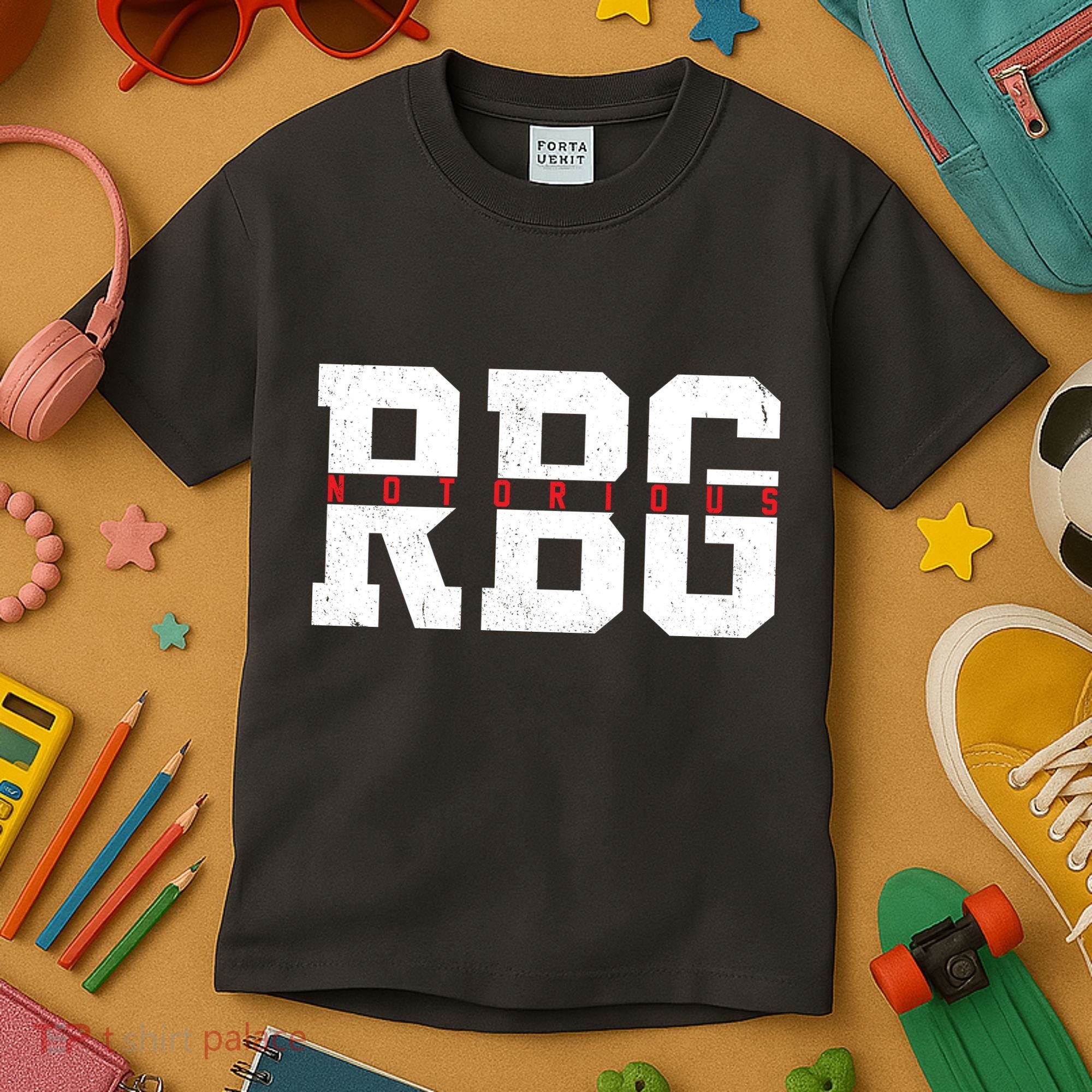 Notorious RBG Simple Logo Kids T-Shirt