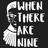Notorious RBG When There Are Nine Women's Sweatshirt thumb 2