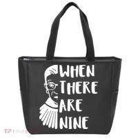 Notorious RBG When There Are Nine Tote Bag thumb 0