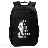 Notorious RBG You Can't Spell Truth without Ruth Backpack thumb 0