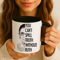 Notorious RBG You Can't Spell Truth without Ruth Coffee Mug thumb 3