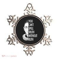 Notorious RBG You Can't Spell Truth without Ruth Ornament thumb 0